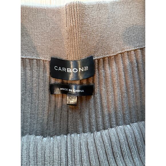 NWT Carbon38 Ribbed Lounge Shorts Brown Size M $128 retail - Picture 4 of 7